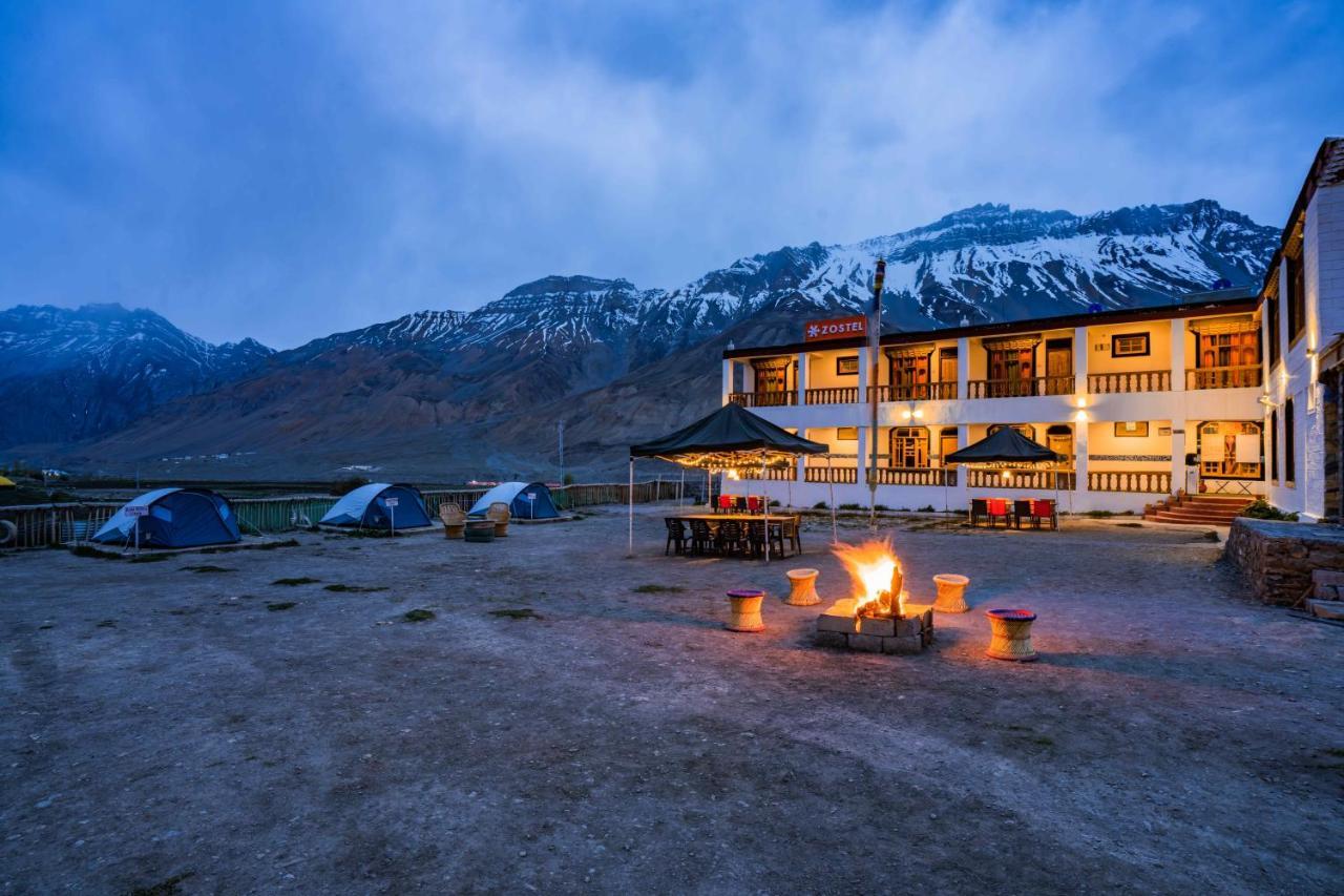 Zostel Spiti Vandrarhem Kaza Exteriör bild