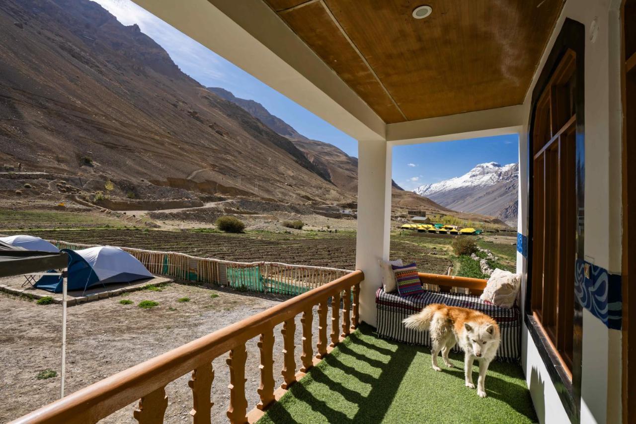 Zostel Spiti Vandrarhem Kaza Exteriör bild