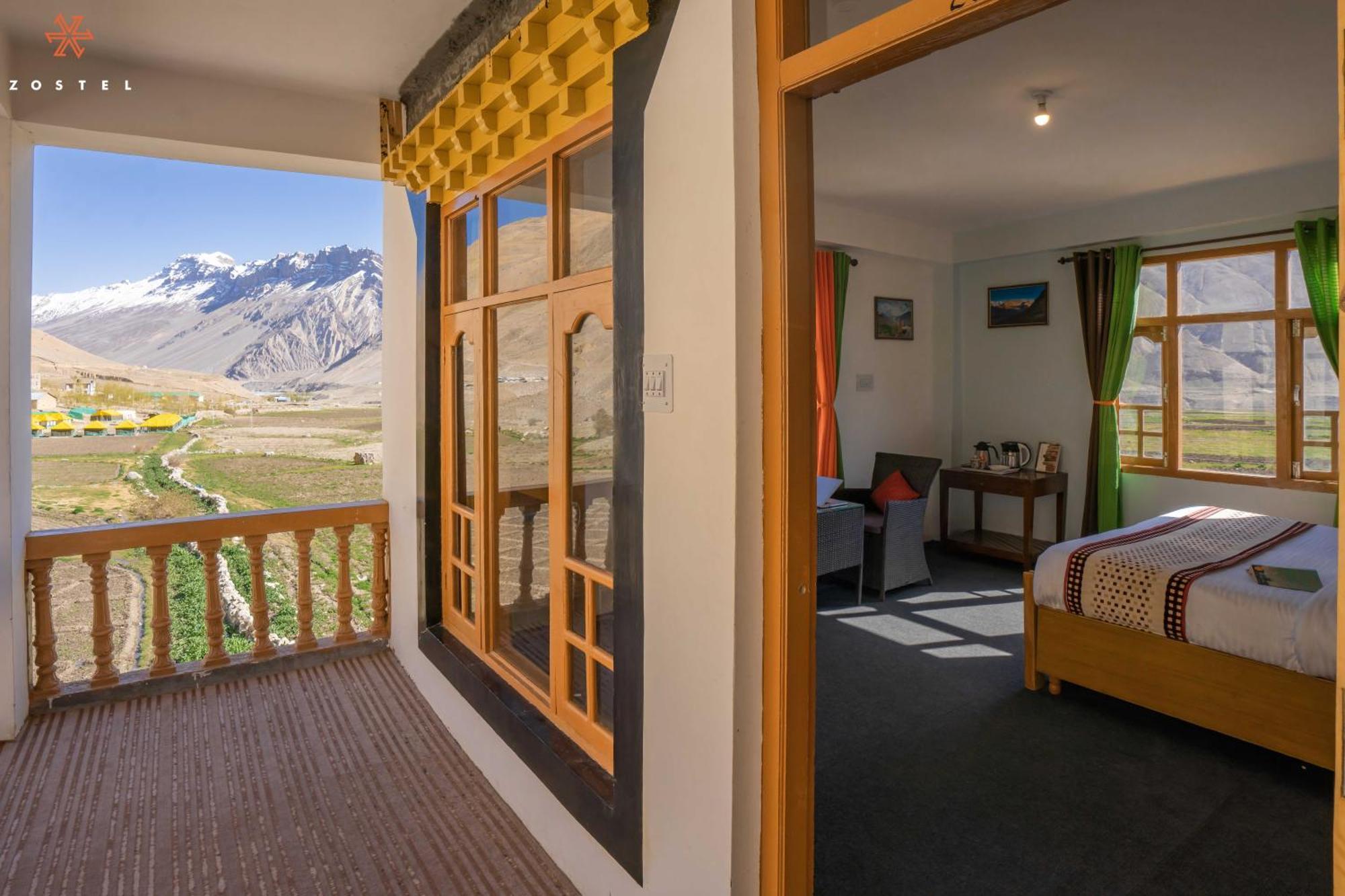 Zostel Spiti Vandrarhem Kaza Exteriör bild