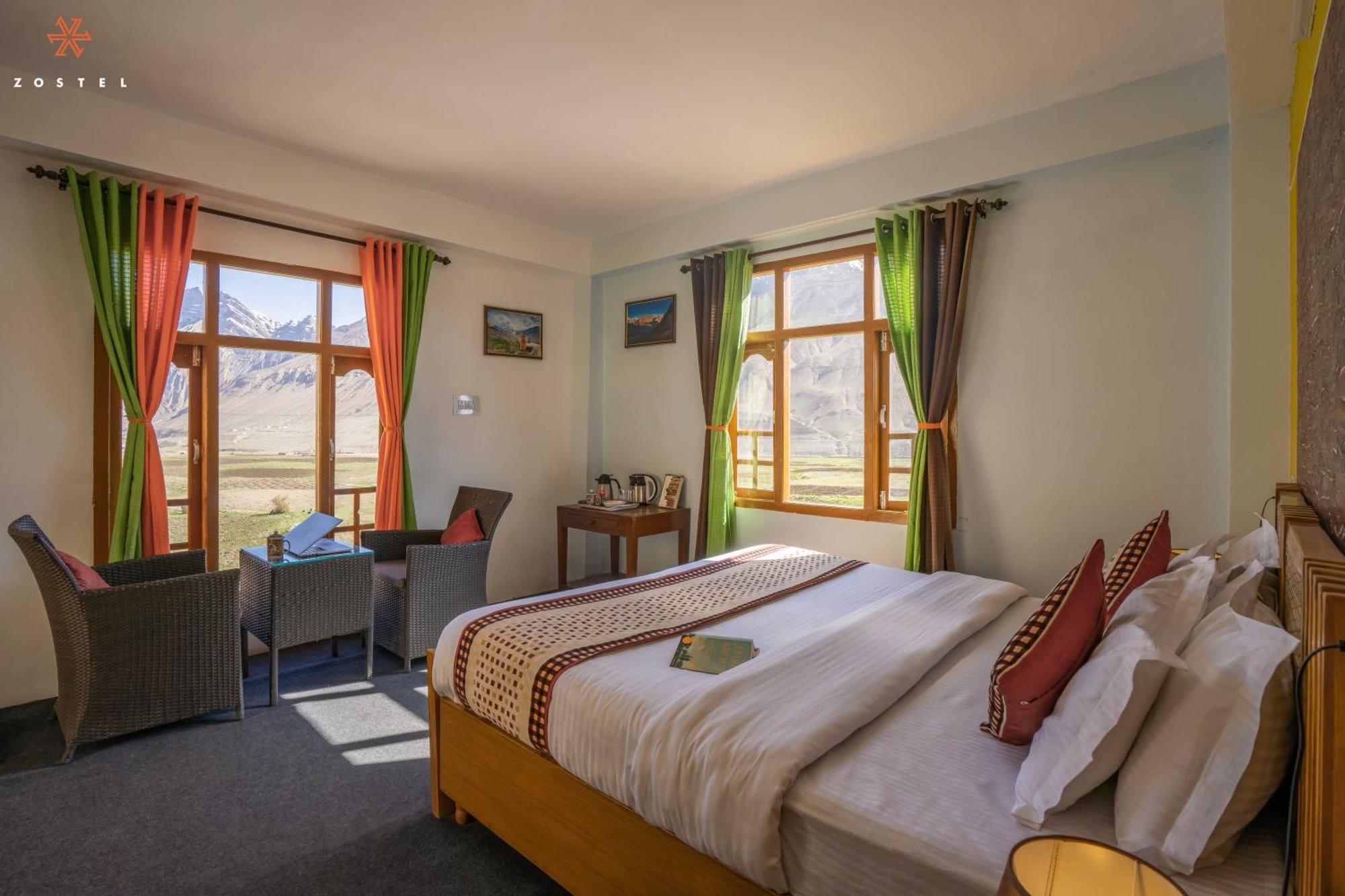 Zostel Spiti Vandrarhem Kaza Exteriör bild