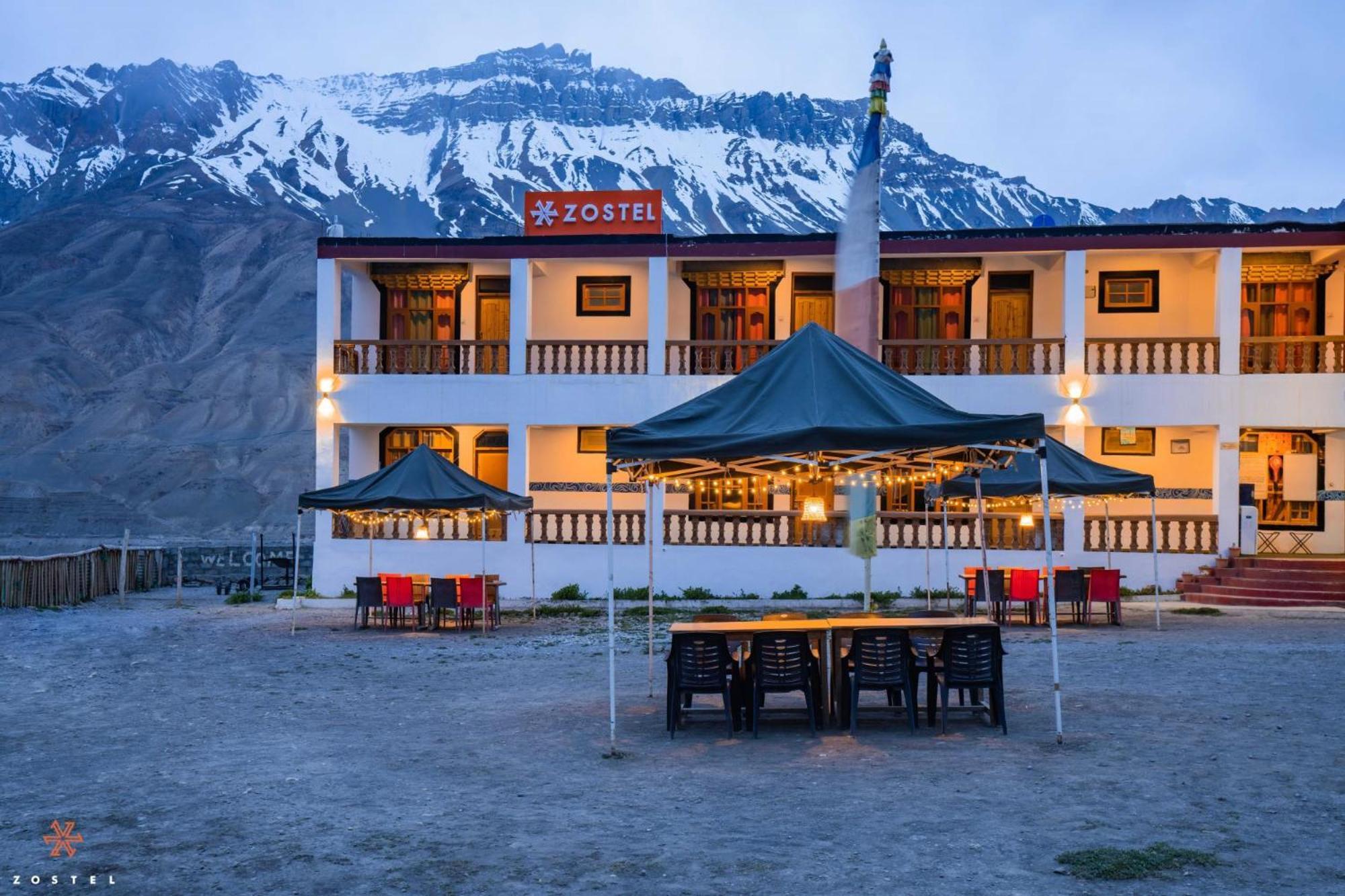Zostel Spiti Vandrarhem Kaza Exteriör bild